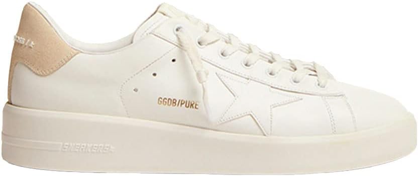 Mens Shoes Sneakers White Non-Slip Trainers Casual Comfortable Lace-up Sport Shoes - Beige