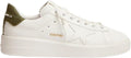 Womens Shoes Sneakers White Non-Slip Trainers Casual Comfortable Lace-up Sport Shoes - Green