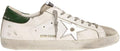 Hiking Sneakers Women Classic Lace-up Trainers Leather Flat Low Outdoor Sport Shoes - White