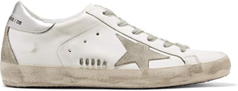 Women's Low Top Leather Casual Sneakers - Silver
