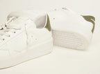 Mens Shoes Sneakers White Non-Slip Trainers Casual Comfortable Lace-up Sport Shoes
