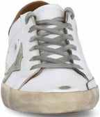 Men's Trainers Sneakers Non-Slip Leather Lace Up Casual Shoes Slide