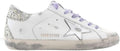 Womens Walking Sneakers Comfortable Retro Sport Shoes Casual Lace-up Rubber Flat Trainers - Silver