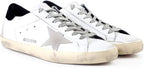 Women's Trainers Sneakers Leather Super Star Frances Casual Sport Shoes - Black-letter