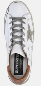 Women's Trainers Sneakers Non-Slip Leather Lace Up Casual Shoes Slide