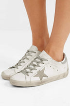 Women's Low Top Leather Casual Sneakers