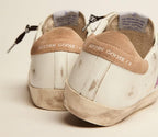 White Leather Sneakers for Men Classic Flat Trainers Retro Comfortable Lace-up Sport Shoes