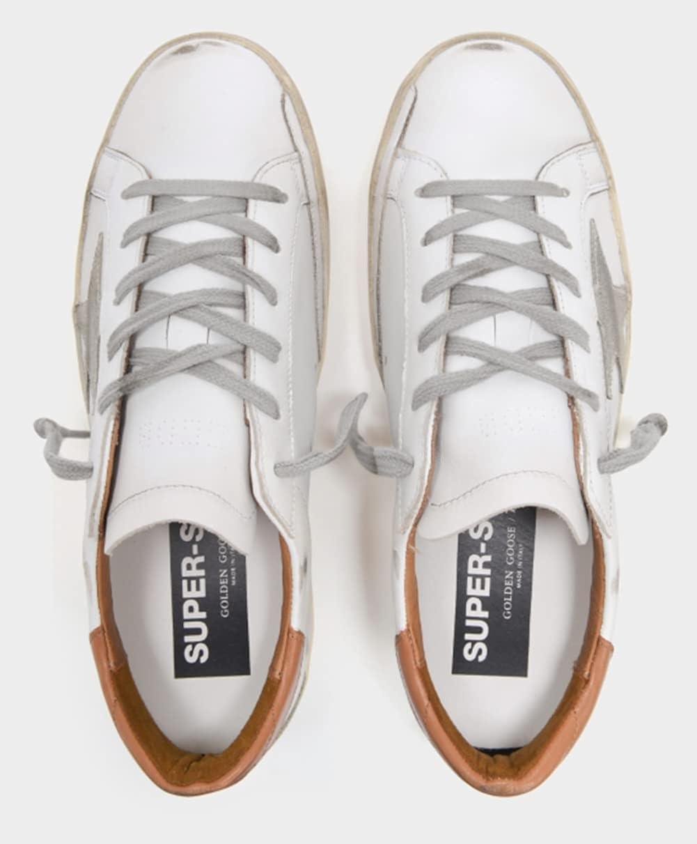 White Sneakers for Men Casual Breathable Lightweight Sport Shoes Retro Walking Low Trainers