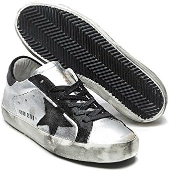 Women's Casual Sports Sneakers Non-Slip Retro Super Star Leather Shoes