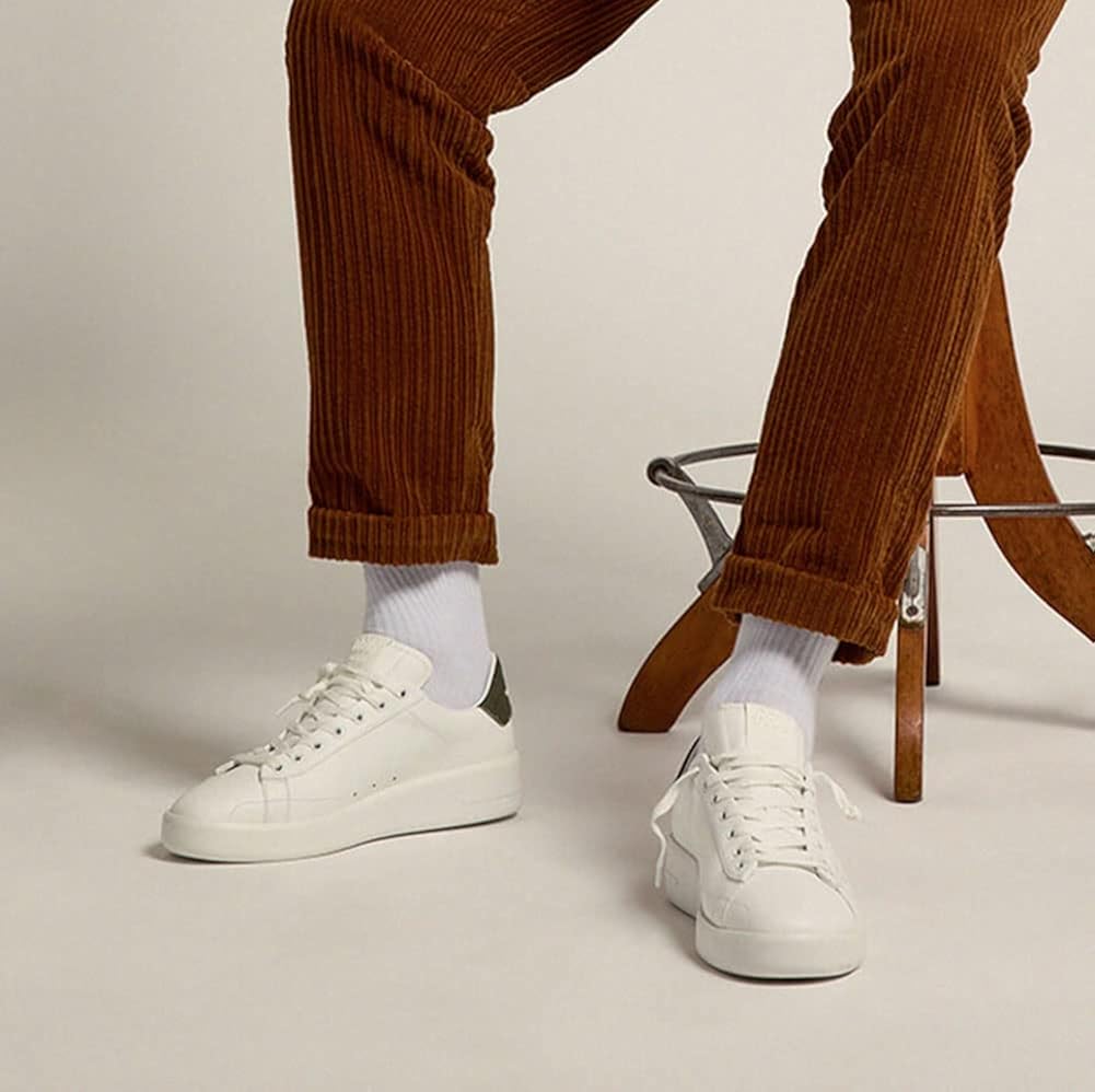 Mens Shoes Sneakers White Non-Slip Trainers Casual Comfortable Lace-up Sport Shoes