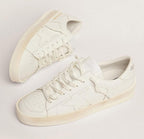 Retro Mens Walking Sneakers Comfortable Minimalist Low Trainers Casual Breathable Leather Sport Shoes