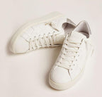 Sneakers for Women Minimalist Leather Trainers Comfortable Hard-Wearing Outdoor Low-top Sport Shoes