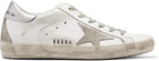 Casual Leather Sneakers Super Star Womens Sport Shoes Slide - Silver