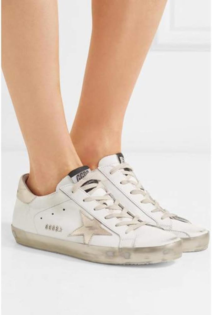 Women's Casual Sneakers Super Star Francy Sports Shoes Golden Shoes