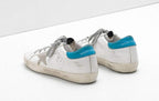 Men's Trainers Sneakers Non-Slip Leather Lace Up Casual Shoes Slide
