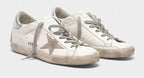 Women's Sneakers Retro Breathable Lightweight Non-Slip Sport Shoes Leather Flat Walking Trainers