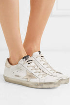 Women's Low Top Leather Casual Sneakers