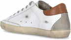 Women's Trainers Sneakers Non-Slip Leather Lace Up Casual Shoes Slide