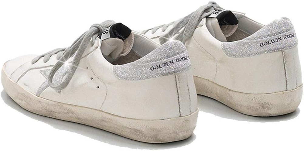 Women's Trainers Sneakers Leather Casual Walking Shoes Super Star Slide