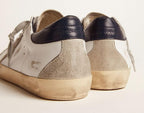 Sneakers for Men Trendy Retro Leather Soft Trainers Breathable Hard-Wearing Rubber Sport Shoes