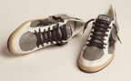 White Leather Sneakers for Men Walking Sport Shoes Hard-Wearing Outdoor Flat Trainers