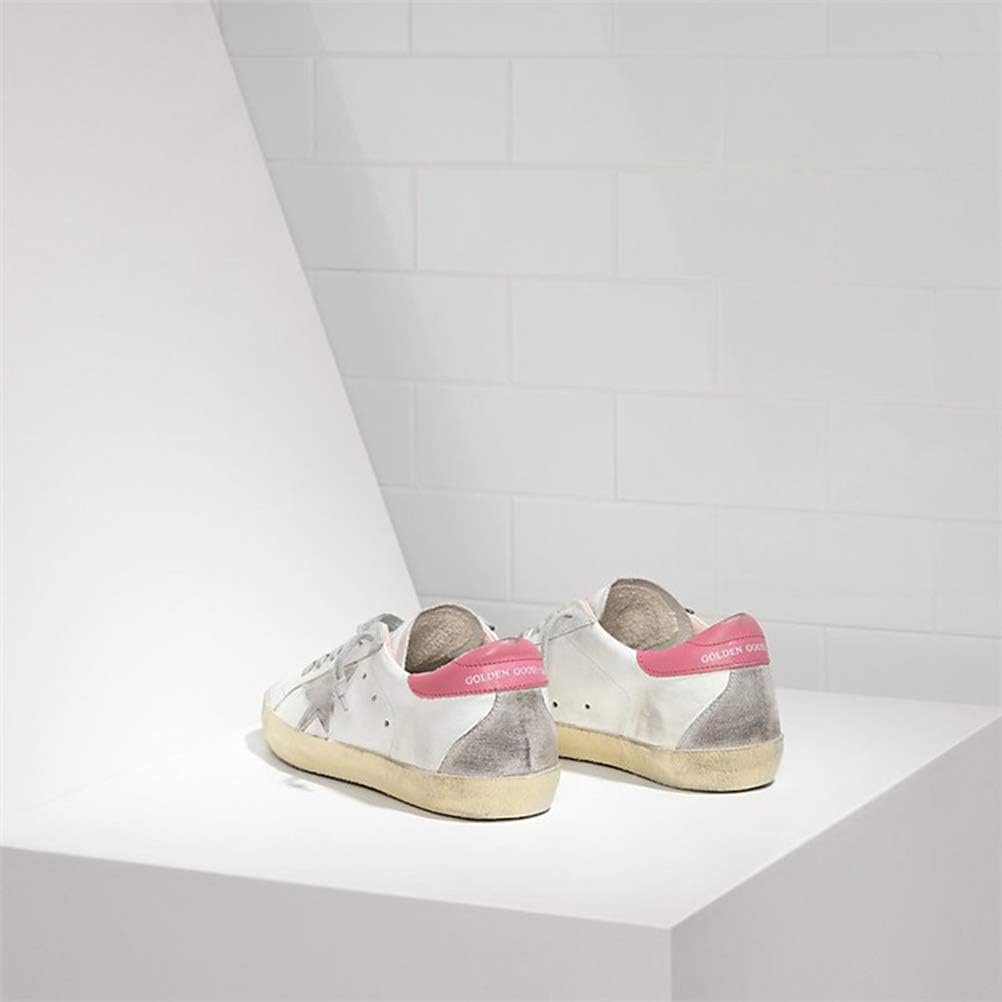 Women's Trainers Sneakers Non-Slip Leather Casual Shoes Low Top Slide