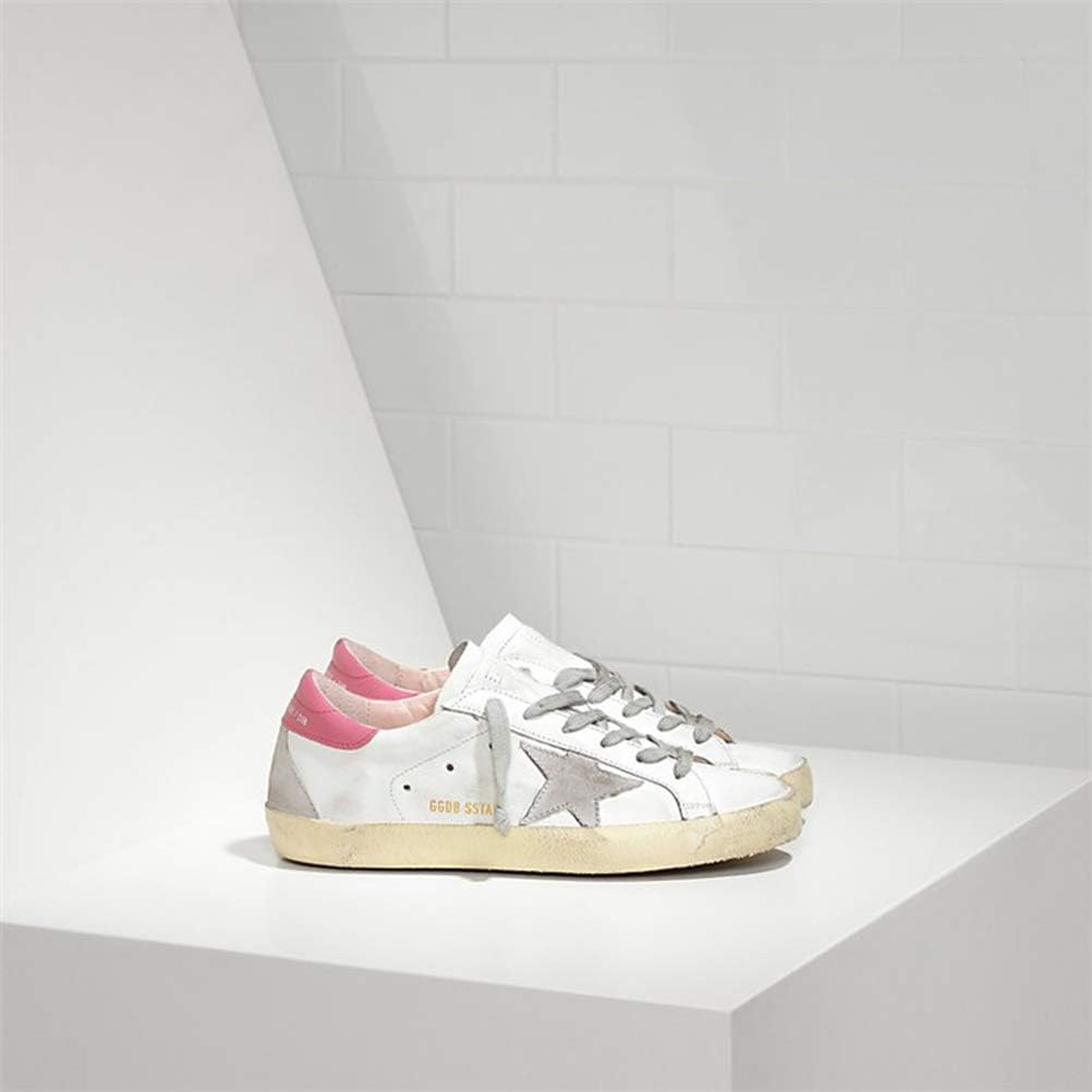 Women's Trainers Sneakers Non-Slip Leather Casual Shoes Low Top Slide