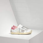 Women's Trainers Sneakers Non-Slip Leather Casual Shoes Low Top Slide