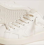 Sneakers for Men Minimalist Leather Trainers Comfortable Hard-Wearing Outdoor Low-top Sport Shoes