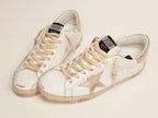 Sneakers for Women Leather Walking Lace-up Flat Trainers Retro Comfortable Non-Slip Sport Shoes