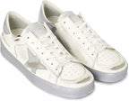 Womens Sneakers Breathable Hard-Wearing Lace-up Trainers Walking Low Flat Sport Shoes