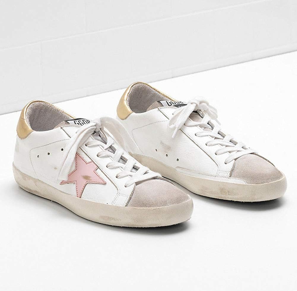 Women's Trainers Sneakers Leather Casual Walking Shoes Super Star Slide