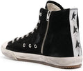 Cute Sneakers for Women Popular Retro Leather Flat Trainers Soft Lightweight Sport Shoes - Black