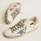 Casual Sneakers for Women Classic Retro Flat Trainers Comfortable Leather Lace-up Sport Shoes