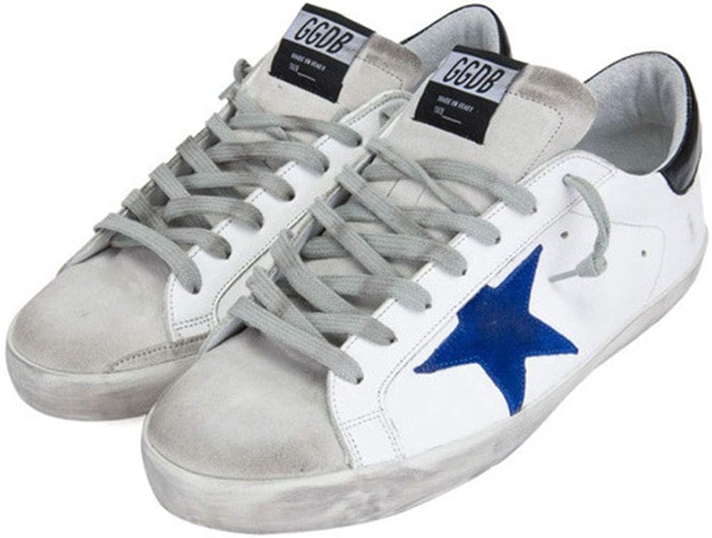 Womens Fashion Trainers Sneakers Low Top Lace Up Walking Shoes - Deep Blue