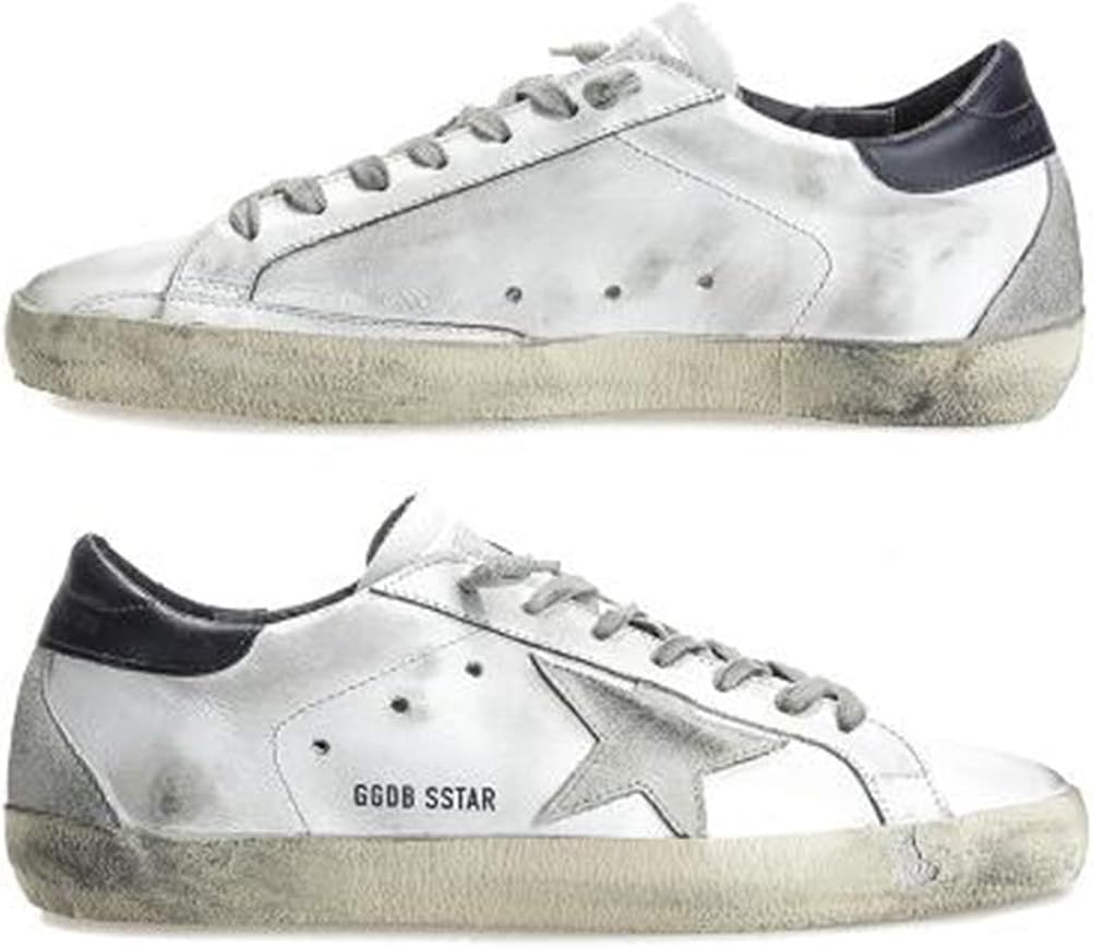 Women's Trainers Sneakers Non-Slip Leather Casual Shoes Low Top Slide