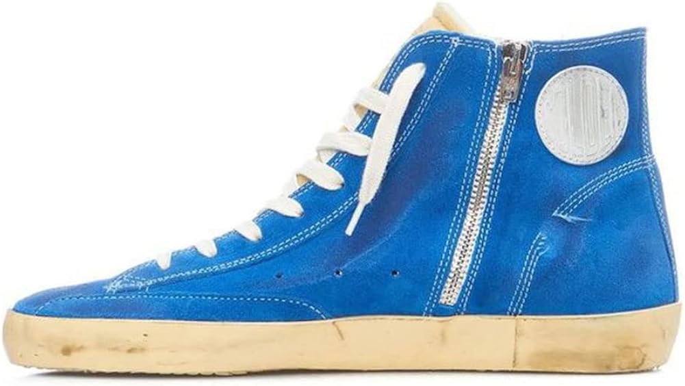 Climbing Hard-Wearing Flat Sport Shoes Womens Fashion Sneakers Casual Breathable Hiking Trainers - Blue