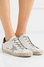 Casual Leather Sneakers Super Star Womens Sport Shoes Slide