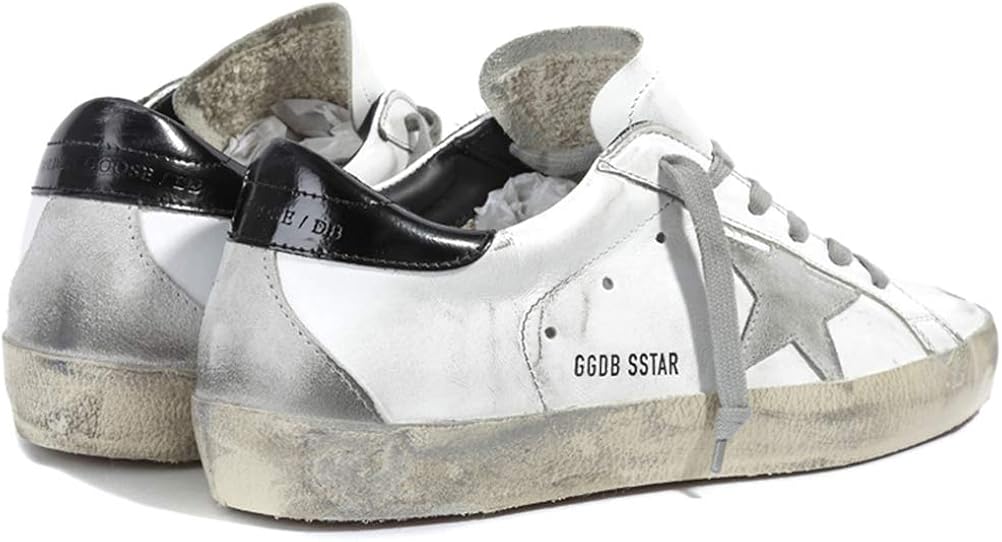 Women's Trainers Sneakers Non-Slip Leather Casual Shoes Low Top Slide
