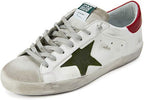 Womens Fashion Sneakers Lace Up Low Top Round Toe Star Casual Walking Flat Shoes