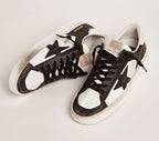 Retro Womens Walking Sneakers Comfortable Minimalist Low Trainers Casual Breathable Leather Sport Shoes