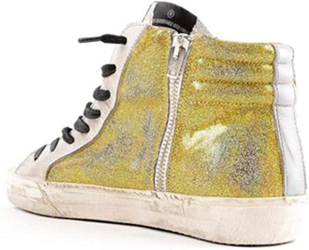 Men's France Leather Trainers Sneakers Cacual Shoes High Top Slide