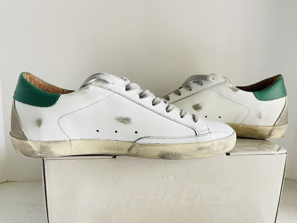 Men's Trainers Sneakers Leather Casual Walking Shoes Super Star Slide