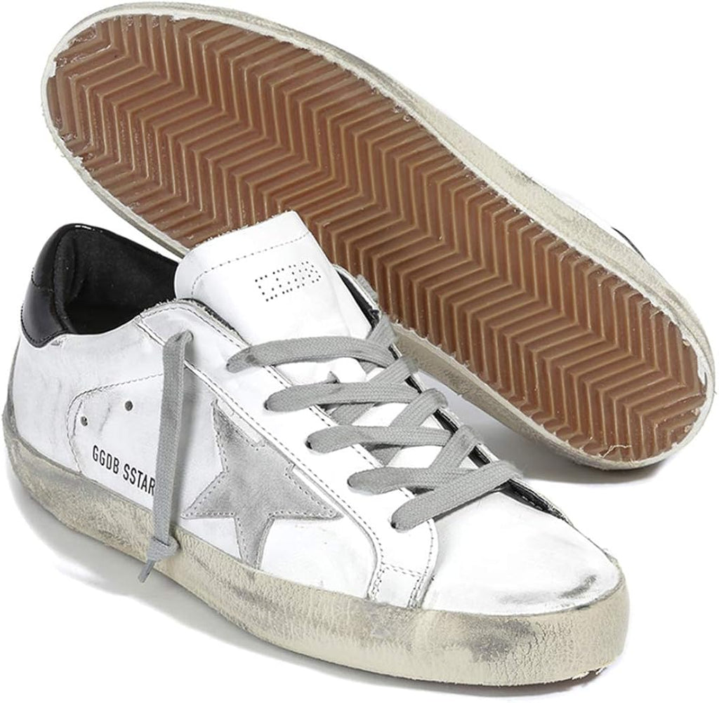 Women's Trainers Sneakers Non-Slip Leather Casual Shoes Low Top Slide