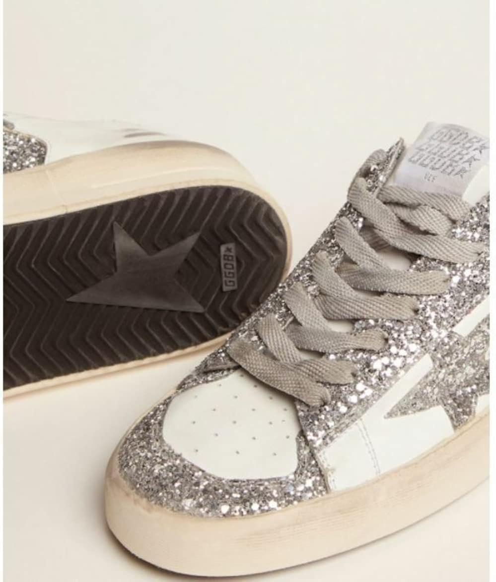 Women's Casual Sneakers Super Star Francy Sports Shoes Golden Shoes