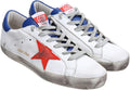 Men's Casual Sneakers Sports Non-Slip Low Top Comfort Walking Shoes Slide - Red Blue