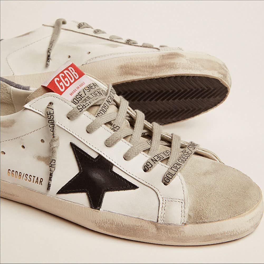 Casual Sneakers for Women Leather Outdoor Trainers Comfortable Hard-Wearing Low Sport Shoes