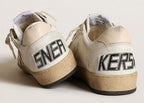 White Leather Sneakers for Men Walking Sport Shoes Hard-Wearing Outdoor Flat Trainers