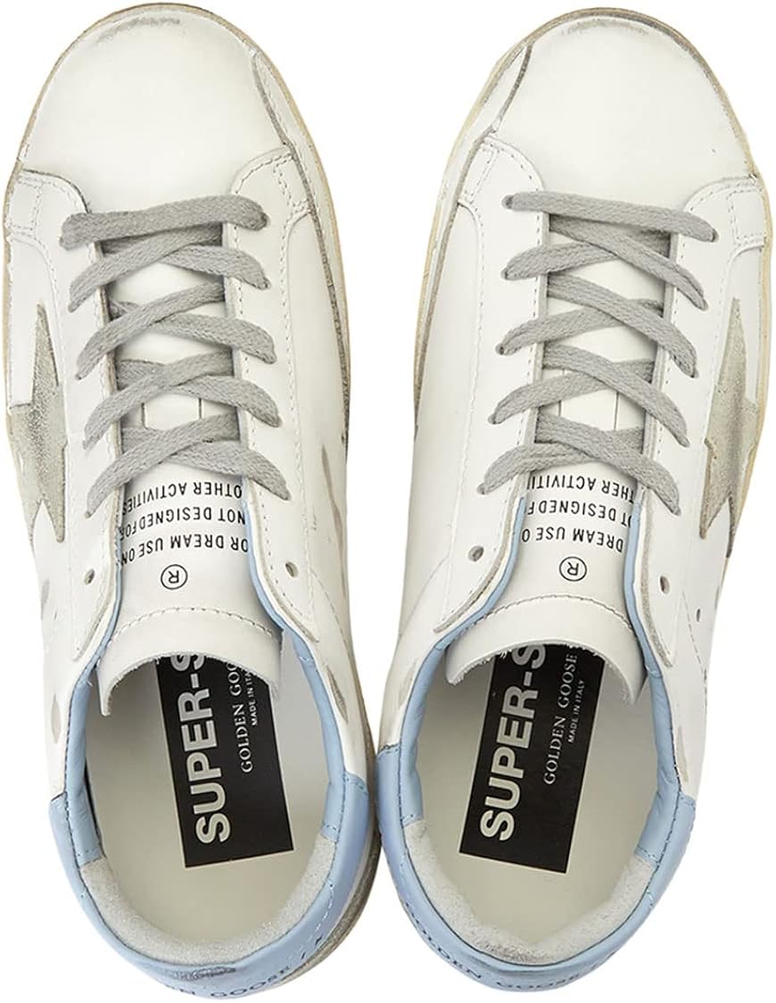 Sneakers for Men Trendy Retro Leather Soft Trainers Breathable Hard-Wearing Rubber Sport Shoes