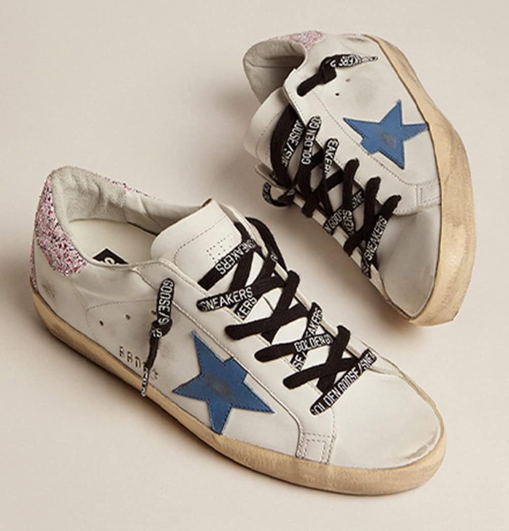 Shoes for Women Sneakers Lightweight Leather Casual Non-Slip Flat Trainers Outdoor